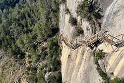 Congost de Mont Rebei - Passerelles de Montfalcó