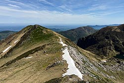 Sommet de Peyre Blanque - étang d'Eychelle Sommet de Peyre Blanque - étang d'Eychelle